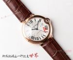 V6 Factory V4 Ballon Bleu De Cartier Replica Watch Rose Gold 42mm